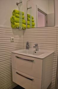 Koupelna v ubytování Hotel Garni Ilys Inn