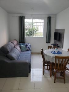 Χώρος καθιστικού στο Apt Campo Grande/Res. Árvores4-Prox. Park Shopping