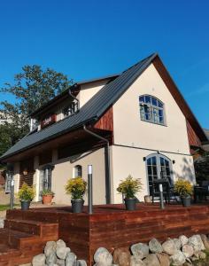 Budova, kde se vila nachází