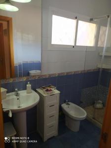 Kúpeľňa v ubytovaní Edificio Santana II