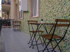Reštaurácia alebo iné gastronomické zariadenie v ubytovaní Le Tre Casuzze