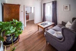 Część wypoczynkowa w obiekcie Villa Theresienhof