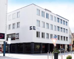 Budova, kde se aparthotel nachází
