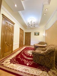 Posezení v ubytování Петрос Family Hotel