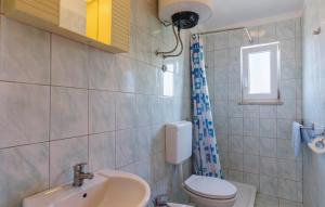 Kúpeľňa v ubytovaní Apartmani Valdebek