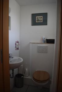 Koupelna v ubytování Haus Pries