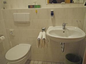 Koupelna v ubytování Hotel Ebner