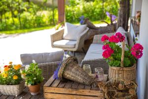 Jardín al aire libre en Cudne Manowce