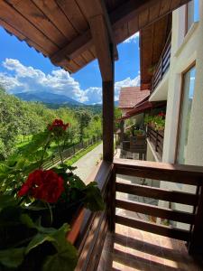 En balkong eller terrasse på Vila Sorina