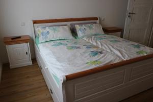 Postel nebo postele na pokoji v ubytování Ferienwohnung Bittner