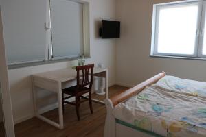 Postel nebo postele na pokoji v ubytování Ferienwohnung Bittner
