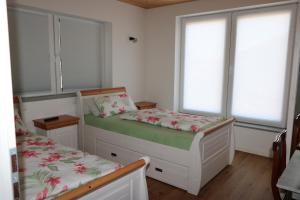 Postel nebo postele na pokoji v ubytování Ferienwohnung Bittner