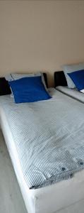 En eller flere senge i et værelse på Apartament Leśny