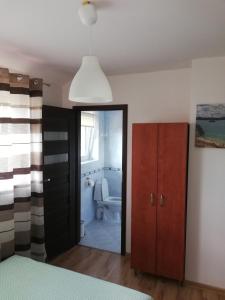 Bieszczady Kwatery u Pączka客房内的一张或多张床位