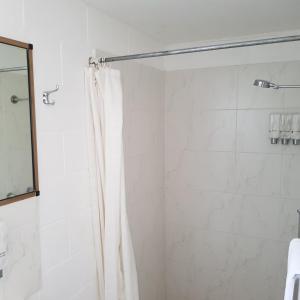 Koupelna v ubytování Motel Lodge