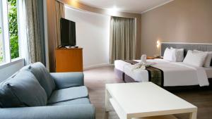 Postel nebo postele na pokoji v ubytování Trang Hotel Bangkok - SHA Plus