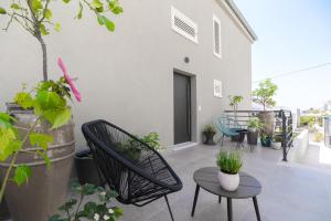 Balkón alebo terasa v ubytovaní Apartmani Vale