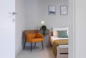 Posteľ alebo postele v izbe v ubytovaní Apartmani Vale