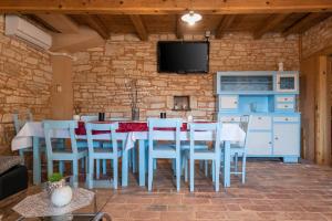 TV a/nebo společenská místnost v ubytování Holiday house Meri