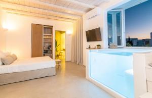 Posteľ alebo postele v izbe v ubytovaní Vincenzo Family Rooms