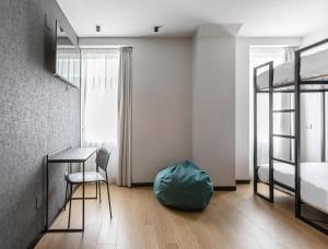 Postel nebo postele na pokoji v ubytování Hotel Forum Ceao