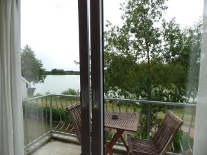 Balkón nebo terasa v ubytování Haus am See Haselünne