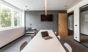 TV a/nebo společenská místnost v ubytování Hotel Forum Ceao