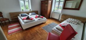 Area soggiorno di Appartements Maximilian