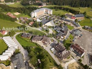 Letecký snímek ubytování Apartmán Domino 2 v Horci na Donovaloch