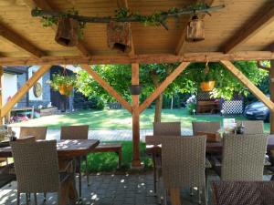 Zahrada ubytování Camping & Guest House Pliskovice