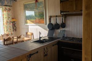 Kuchyň nebo kuchyňský kout v ubytování Vakantiewoning De Wilg - rustig gelegen