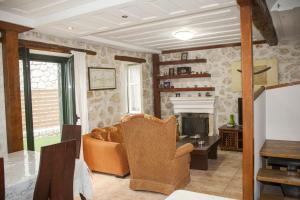 Et opholdsområde på Villa Damiani