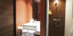 Koupelna v ubytování Hotel Abest Grande Takatsuki