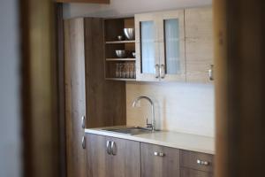 Una cocina o cocineta en Vila Anička Vimperk