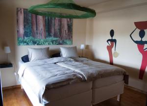 Cama o camas de una habitación en Quinta Serra De Sao Mamede