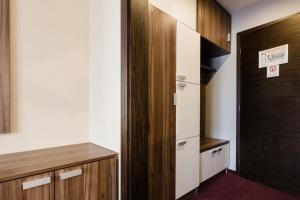 Kuchyňa alebo kuchynka v ubytovaní Hotel Menhard