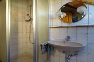 Koupelna v ubytování Bodensee Unterkunft
