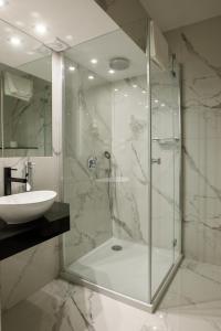 Koupelna v ubytování Hotel & Spa Biały Dom