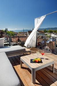 Ein Balkon oder eine Terrasse in der Unterkunft Hotel Felix