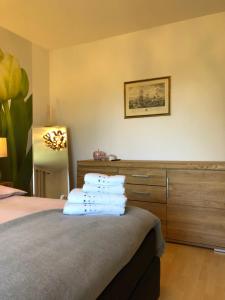 Katil atau katil-katil dalam bilik di Apartment-47 Fulda +86 gambar