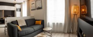 Posezení v ubytování Appartement La Madeleine