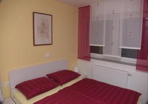 Postel nebo postele na pokoji v ubytování Apartmaji Anita