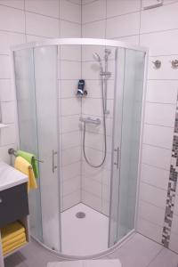 Koupelna v ubytování Apartmaji Anita
