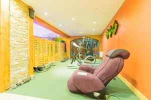 Fitness centrum a/nebo fitness zařízení v ubytování ALPAZUR Val Cenis