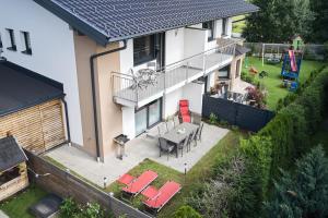 Zahrada ubytování Casa Alpina