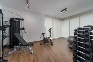 Posilňovňa alebo fitness centrum v ubytovaní Villa SaLu