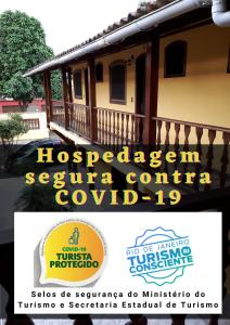 Certifikát, hodnocení, plakát nebo jiný dokument vystavený v ubytování Pousada Parque Imperial no centro de Paraty