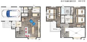 Hotel Sengokuhara 533平面图