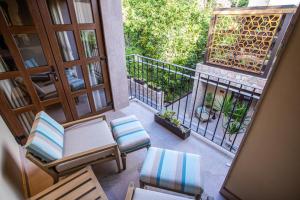 Parveke tai terassi majoituspaikassa Hotel Apapacho Boutique