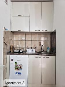 Virtuvė arba virtuvėlė apgyvendinimo įstaigoje Apartments Doris